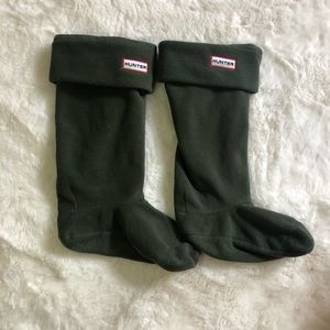 Hunter fleece wellie socks